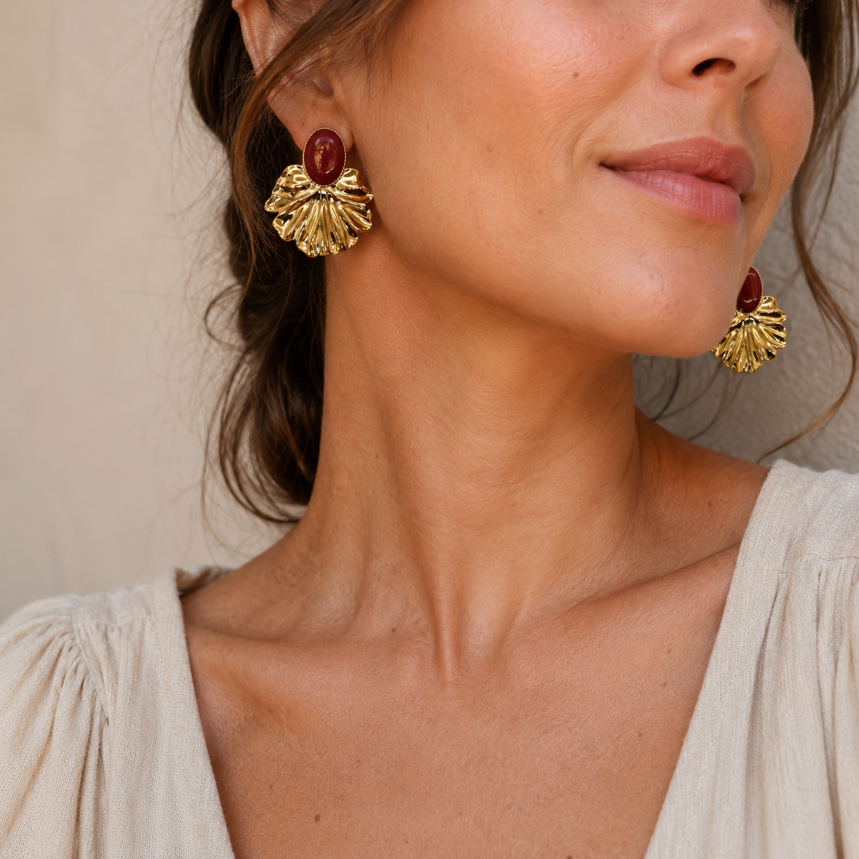 Boucles d’oreilles Dahlia