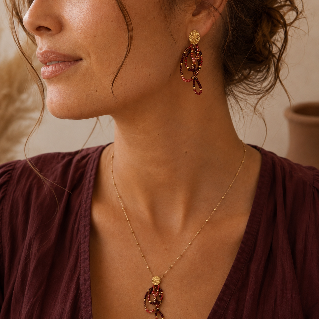 Boucles d’oreilles Maïsa
