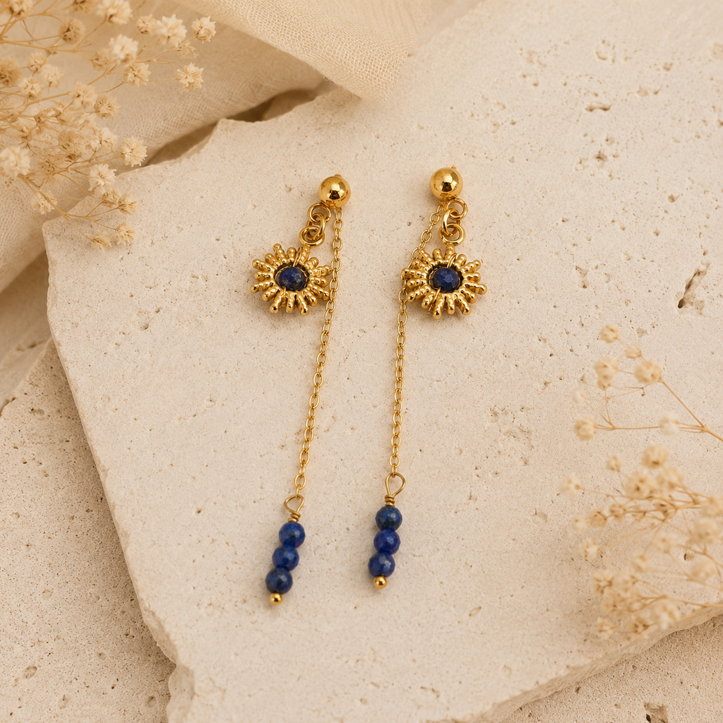 Boucles d’oreilles Saphira